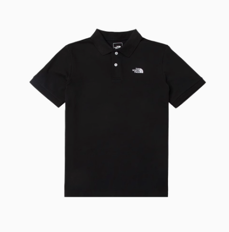 2025春夏新款TheNorthFace北面短袖T恤男户外运动翻领宽松POLO衫